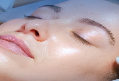 Professional facial treatment photograph 3