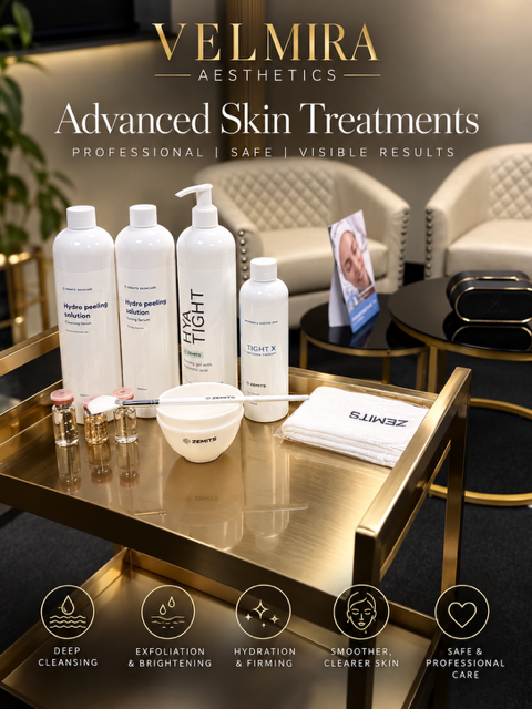 Professional skincare products at Velmira